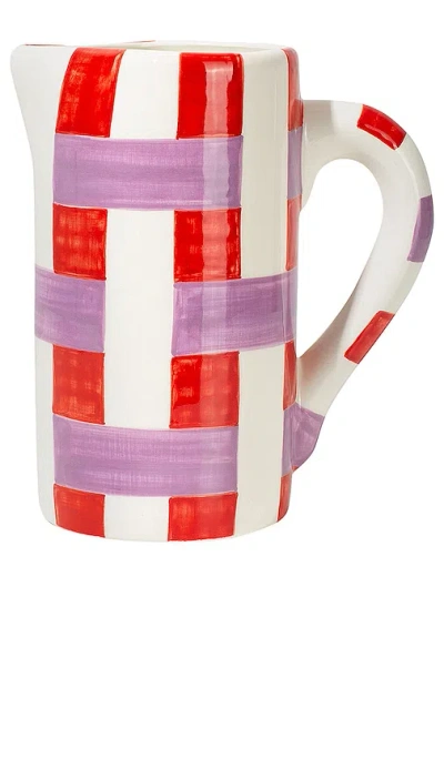 Vaisselle Drink Me Jug In Red