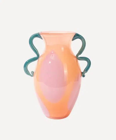 Vaisselle Glass Vase With Two Handles
