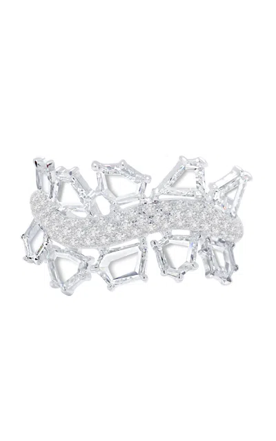 Vak 18k White Gold The Portrait Diamond Ring