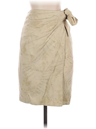 Pre-owned Vakko Casual Skirt In Tan