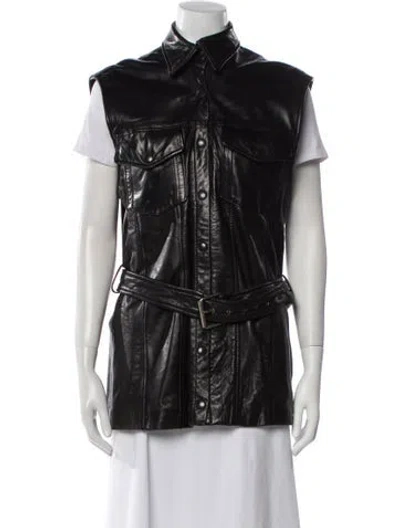 Pre-owned Vakko Vest In Black