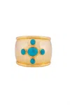 Val Nova Bangle In Turquoise In Blue
