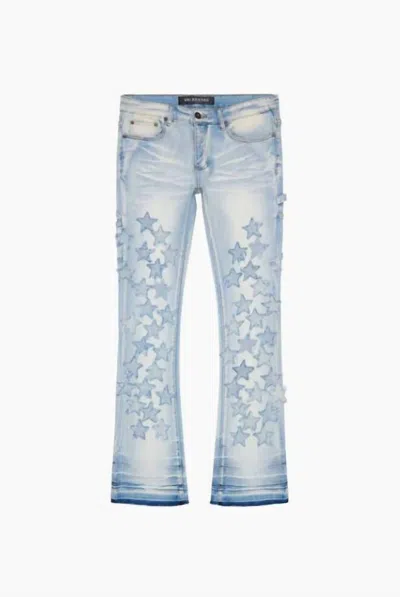 Valabasas Women's V-stars Stacked Flare Jeans In Light Blue