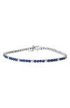 Valani Atelier Classique Sapphire & Diamond Tennis Bracelet