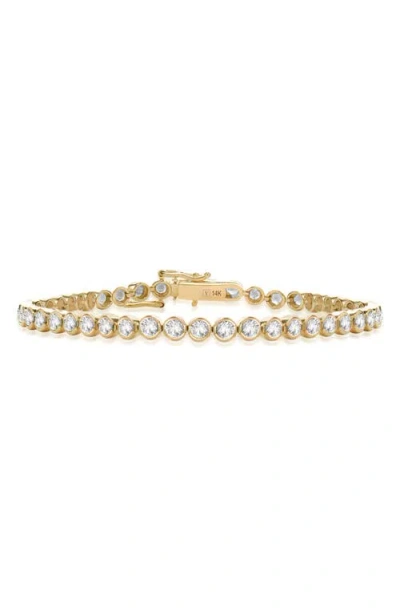 Valani Atelier Diamond Bezel Tennis Bracelet In 14k Yellow Gold