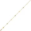 Valani Atelier Elegance Emerald Geometric Station Bracelet
