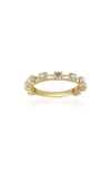 Valani Atelier Floating Diamond Band Ring In 14k Yellow Gold