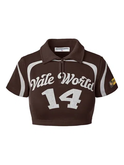Vale 007 Berlin Rugby Polo-shirt In Brown