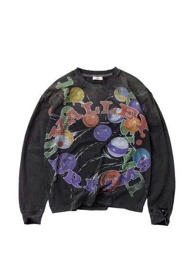 Vale 8 Ball Long-sleeve T-shirt In Gray