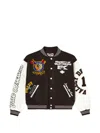Vale Alumni Bomber Jacket In Brown