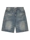 Vale Candy Embellished Shorts In Blue