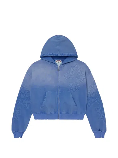 Vale Carver Logo-patch Hoodie In Blue