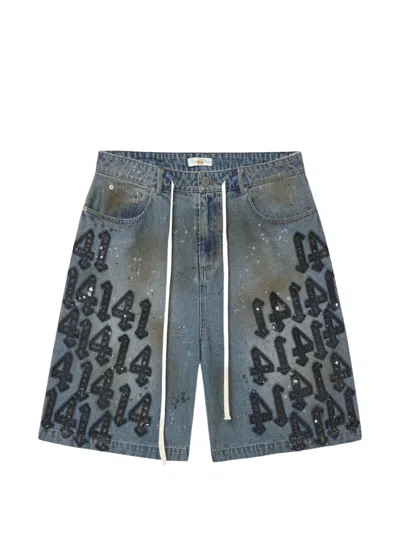 Vale Charms Denim Shorts In Multi
