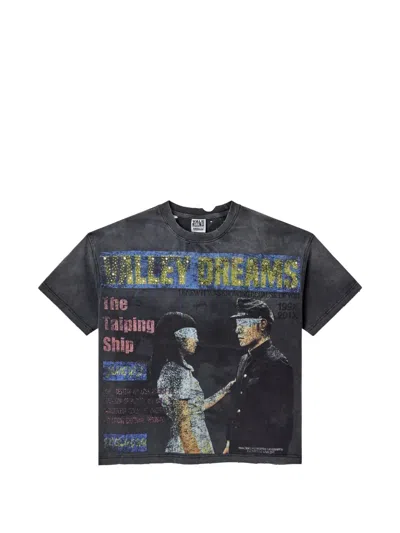 Vale Cross Bling Graphic-print T-shirt In Black