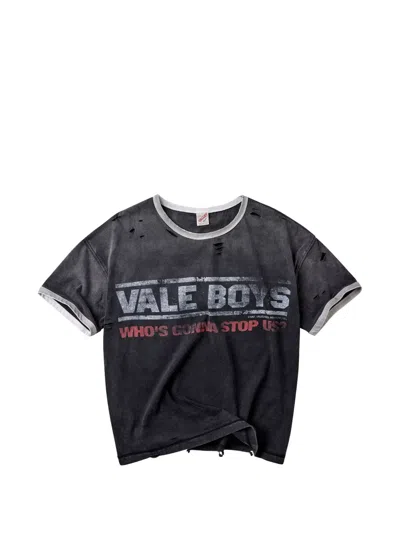 Vale Distressed T-shirt In Multi