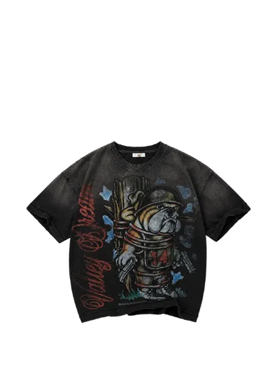 Vale Dog Of War Short-sleeve T-shirt In Black