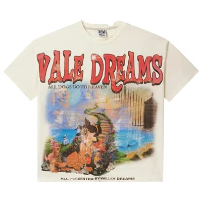 Pre-owned Vale Forever All Dogs Go To Heaven Tee 'cream' | Men's Size S In White