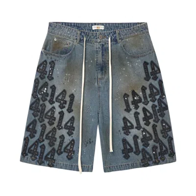 Pre-owned Vale Forever Black Charm Jorts 'denim' | Men's Size 30