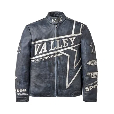 Pre-owned Vale Forever Black Flag Motocroxxx Jacket 'monochrome' | Grey | Men's Size Xxl In Gray