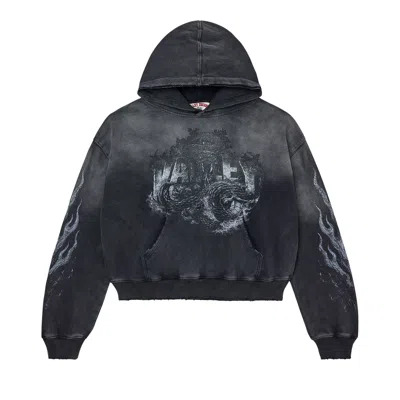Pre-owned Vale Forever Black Serpent Pullover 'black/mono' | Men's Size S