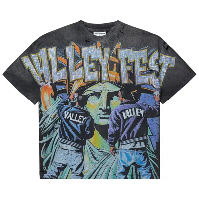 Pre-owned Vale Forever Bling Graffiti Tee 'black' | Men's Size M