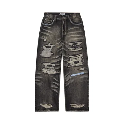 Pre-owned Vale Forever Blue Yarn Denim 'asphalt/black/blue' | Men's Size 34