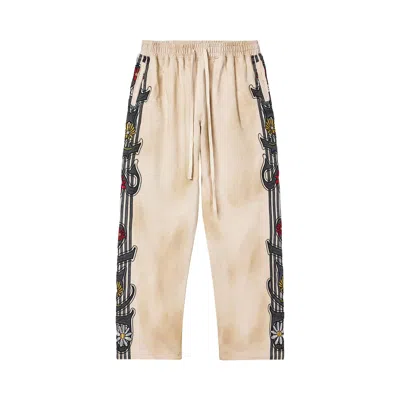 Pre-owned Vale Forever Bone Garden Sweats 'cream' | Men's Size L In White