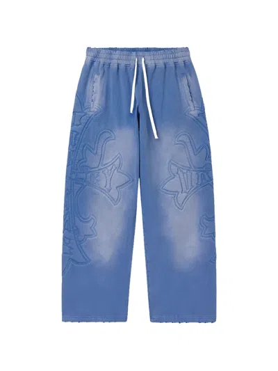 Vale Forever Carver Appliqué-detail Track Pants In Blue