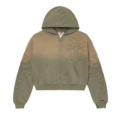 Pre-owned Vale Forever Carver Zip Up 'green' | Men's Size S