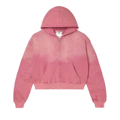Pre-owned Vale Forever Carver Zip Up 'pink' | Men's Size Xl
