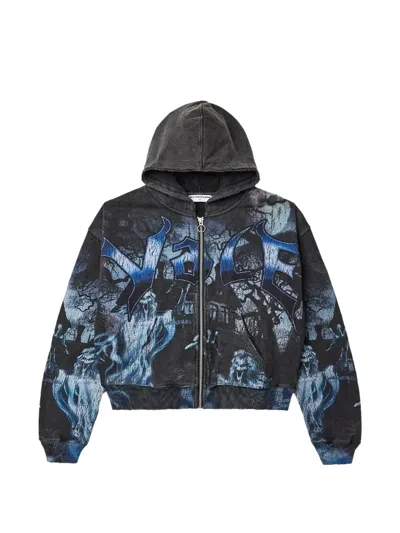 Vale Forever Casper Zip-up Hoodie In Blue