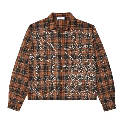 Pre-owned Vale Forever Chainsaw Flannel 'brown' | Men's Size S