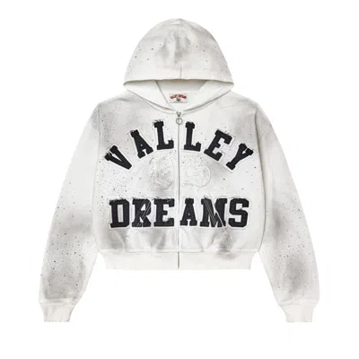 Pre-owned Vale Forever Classico Zip Up Hoodie 'white' | Men's Size S