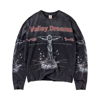 Pre-owned Vale Forever Concrete Cross Long-sleeve 'black' | Men's Size M