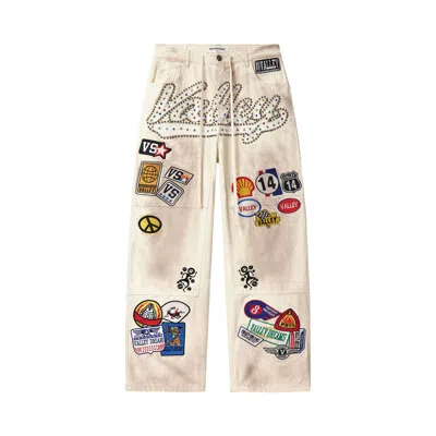 Pre-owned Vale Forever Cream 1980s Painters 'off White' | Men's Size 34
