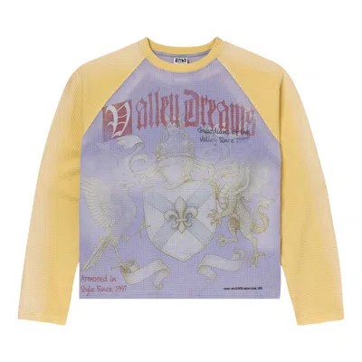 Pre-owned Vale Forever Crest Thermal 'mauve/yellow' | Purple | Men's Size Xl