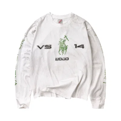 Pre-owned Vale Forever Crusader Long-sleeve 'white' | Men's Size Xxl