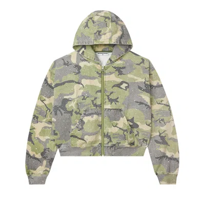 Pre-owned Vale Forever Crystal Camo Work Jacket 'green/camo' | Men's Size M