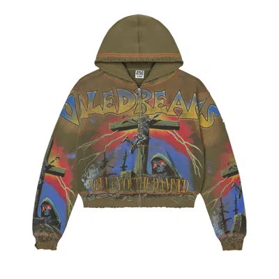 Pre-owned Vale Forever Damned Big Zip Up 'green' | Men's Size S