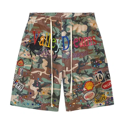 Pre-owned Vale Forever Diy Jorts 'camo' | Brown | Men's Size 38