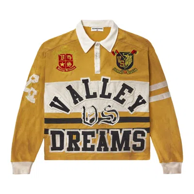 Pre-owned Vale Forever Dreams Rugby 'mustard' | Yellow | Men's Size M