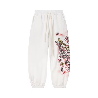 Pre-owned Vale Forever Flag Sweats 'white' | Men's Size L