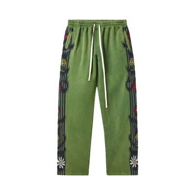 Pre-owned Vale Forever Garden Track Pants 'jade' | Green | Men's Size Xl