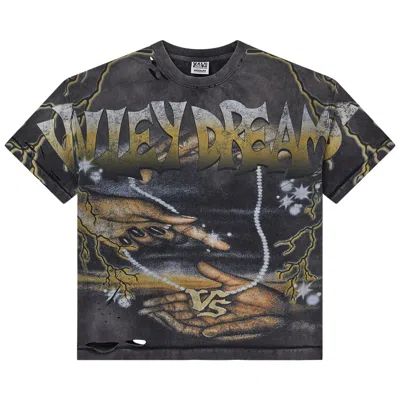 Pre-owned Vale Forever Hands Of God Tee 'washed/black' | Men's Size L
