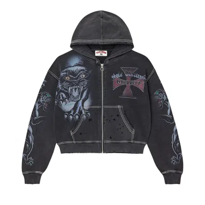 Pre-owned Vale Forever Hardy Boyz Zip Up 'black' | Men's Size Xxl