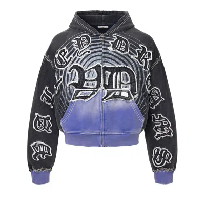 Pre-owned Vale Forever Hypnotiq Zip Up 'black' | Men's Size Xxl