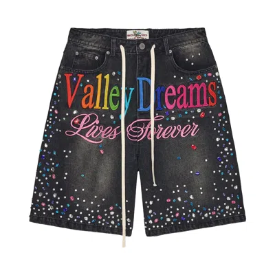 Pre-owned Vale Forever Ice Cream Jorts 'black' | Men's Size 32