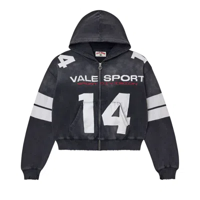 Pre-owned Vale Forever Jerzee Zip Up 'black' | Men's Size L