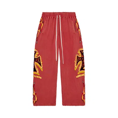 Pre-owned Vale Forever La Flare Sweats 'red' | Men's Size S