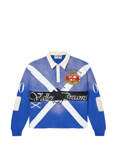 Vale Forever Legacy Rugby Polo Shirt In Blue